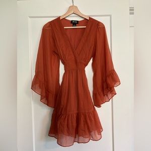 Boho Dress Burnt Orange